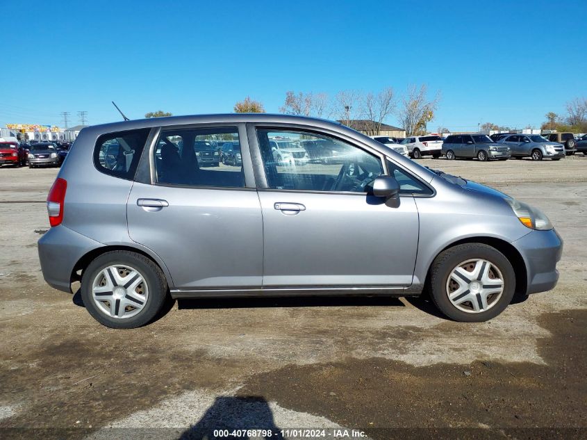 2007 Honda Fit VIN: JHMGD38497S066779 Lot: 40768798