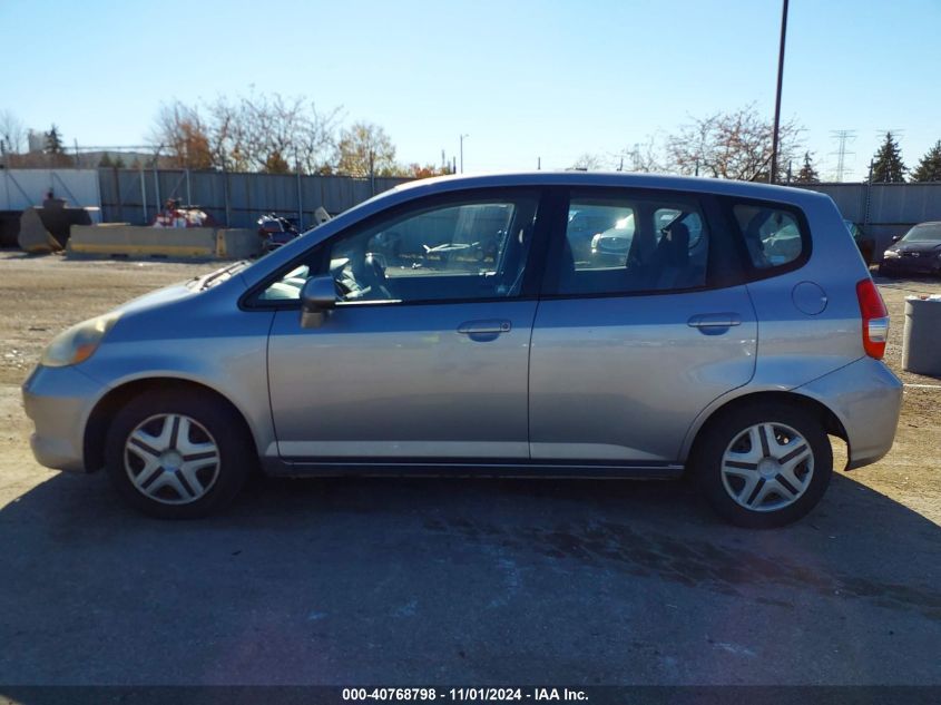 2007 Honda Fit VIN: JHMGD38497S066779 Lot: 40768798