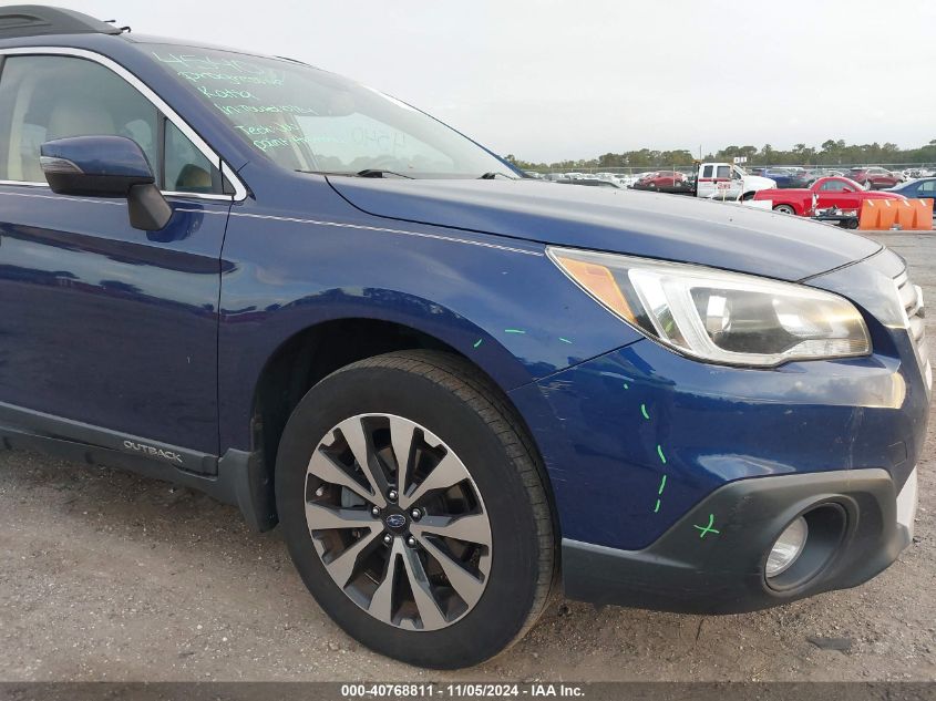 2016 Subaru Outback 2.5I Limited VIN: 4S4BSANC1G3279250 Lot: 40768811