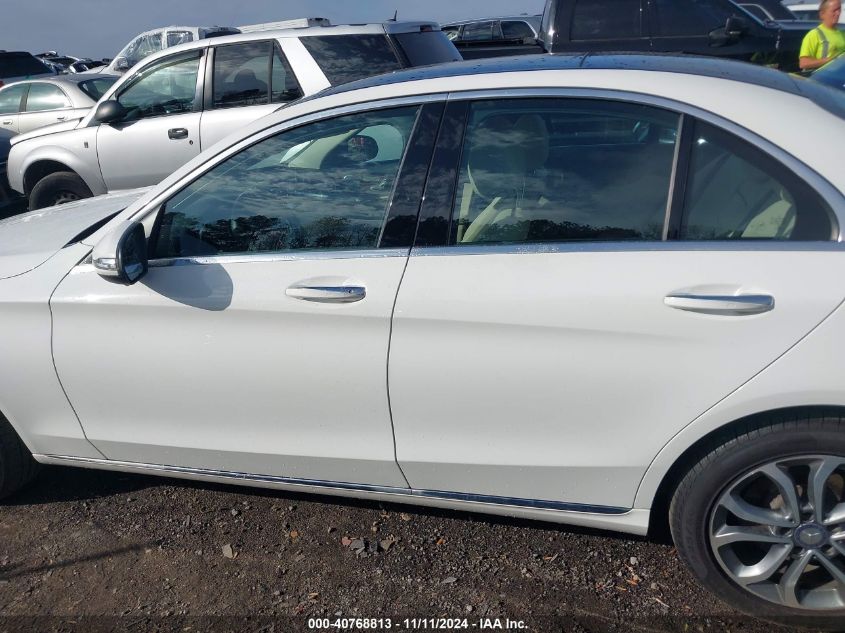 2015 Mercedes-Benz C 300 4Matic/Luxury 4Matic/Sport 4Matic VIN: 55SWF4KB6FU015853 Lot: 40768813