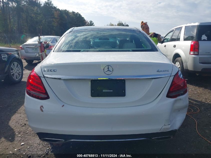 2015 Mercedes-Benz C 300 4Matic/Luxury 4Matic/Sport 4Matic VIN: 55SWF4KB6FU015853 Lot: 40768813