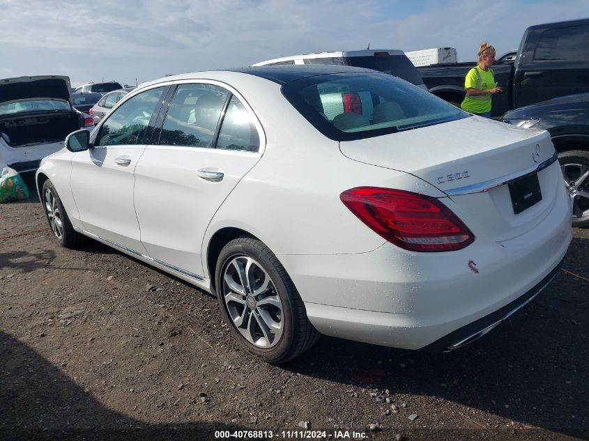 VIN 55SWF4KB6FU015853 2015 Mercedes-Benz C 300, 4Ma... no.3