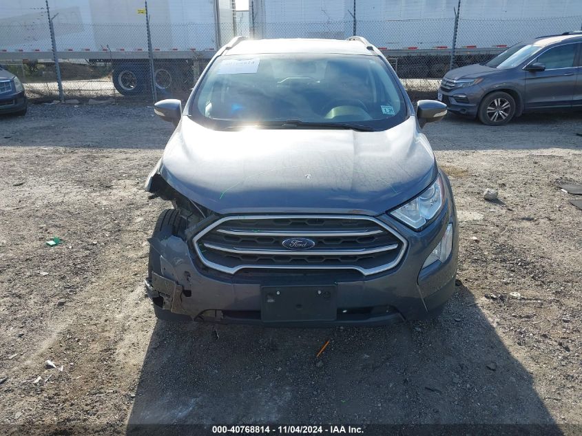 2019 Ford Ecosport Se VIN: MAJ6S3GL1KC284364 Lot: 40768814