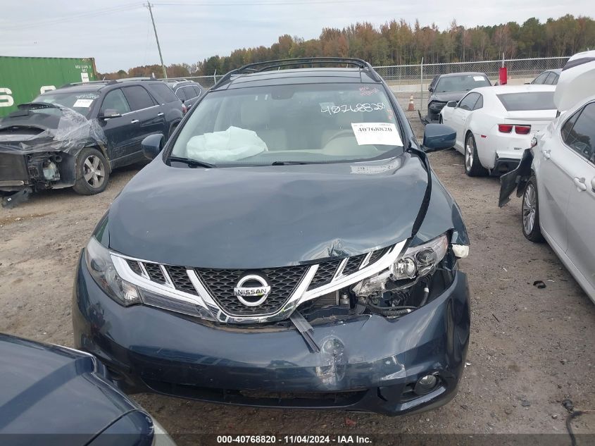 2014 Nissan Murano Sl VIN: JN8AZ1MU0EW420573 Lot: 40768820