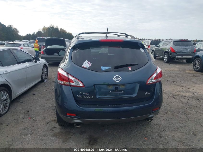 2014 Nissan Murano Sl VIN: JN8AZ1MU0EW420573 Lot: 40768820