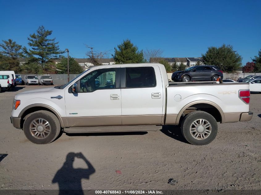 2011 Ford F-150 King Ranch VIN: 1FTFW1ET3BKE21168 Lot: 40768843