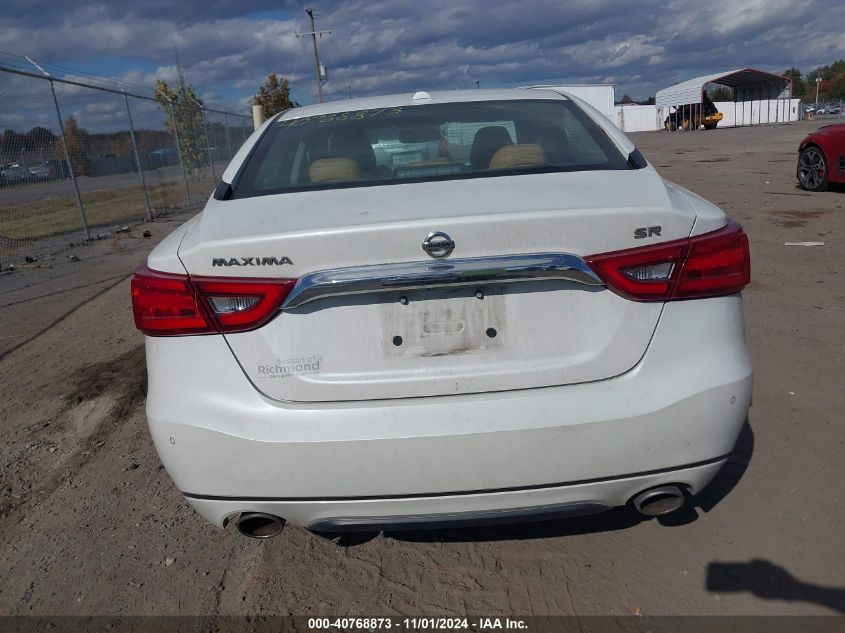 2018 Nissan Maxima 3.5 Sr VIN: 1N4AA6AP5JC364680 Lot: 40768873