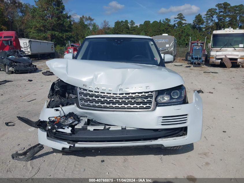 2017 Land Rover Range Rover 3.0L V6 Turbocharged Diesel Hse Td6 VIN: SALGS2FK9HA332823 Lot: 40768875