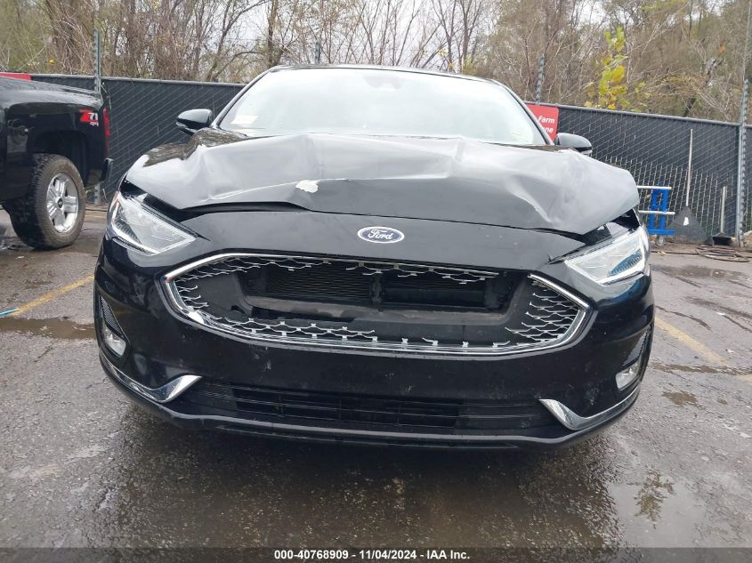 2019 Ford Fusion Energi Titanium VIN: 3FA6P0SU3KR231327 Lot: 40768909