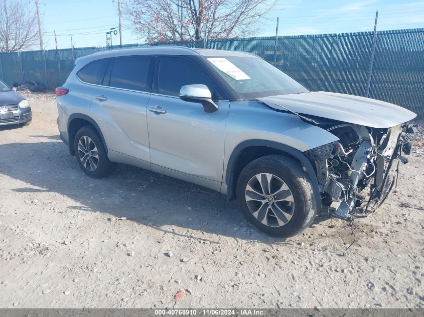 2021 Toyota Highlander Xle VIN: 5TDGZRBH8MS059280 Lot: 40768910