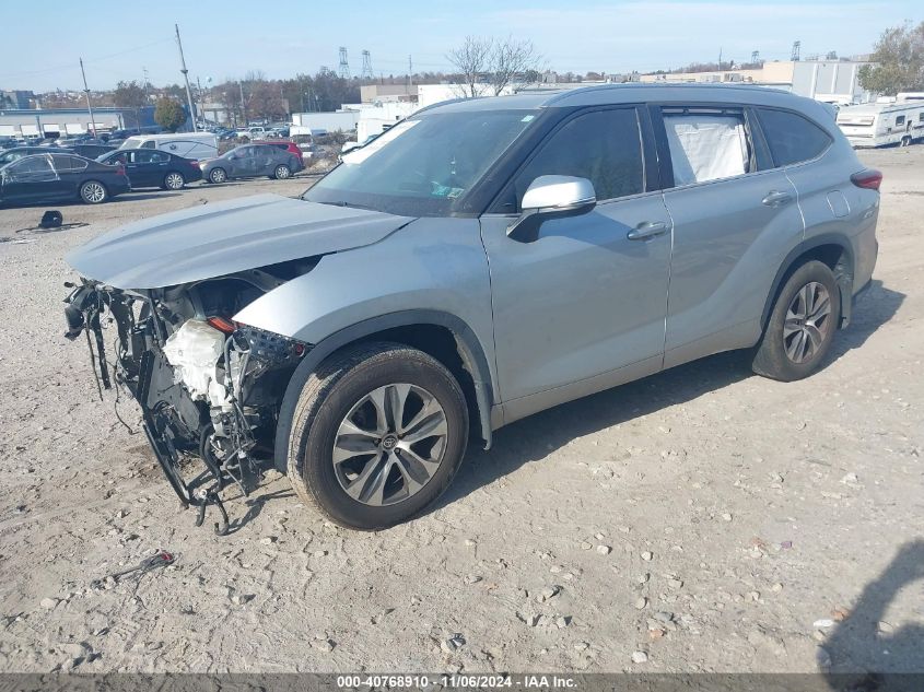 2021 Toyota Highlander Xle VIN: 5TDGZRBH8MS059280 Lot: 40768910