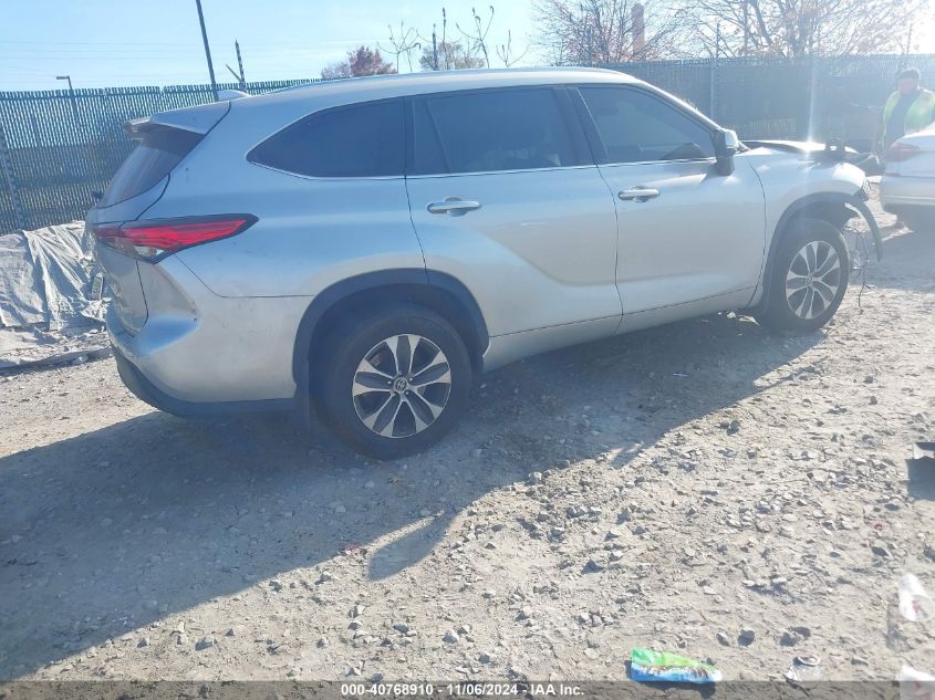 2021 Toyota Highlander Xle VIN: 5TDGZRBH8MS059280 Lot: 40768910