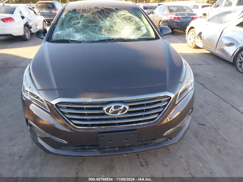 2015 Hyundai Sonata Se VIN: 5NPE24AF4FH185692 Lot: 40768934