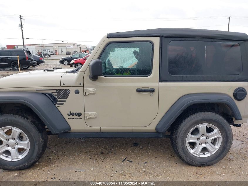 2022 Jeep Wrangler Sport S 4X4 VIN: 1C4GJXAN0NW249935 Lot: 40769054