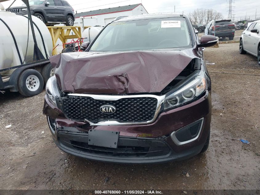 2016 Kia Sorento 2.4L Lx VIN: 5XYPG4A35GG020517 Lot: 40769060