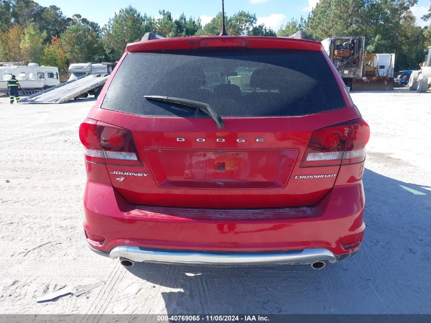 2018 Dodge Journey Crossroad Awd VIN: 3C4PDDGG3JT388407 Lot: 40769065