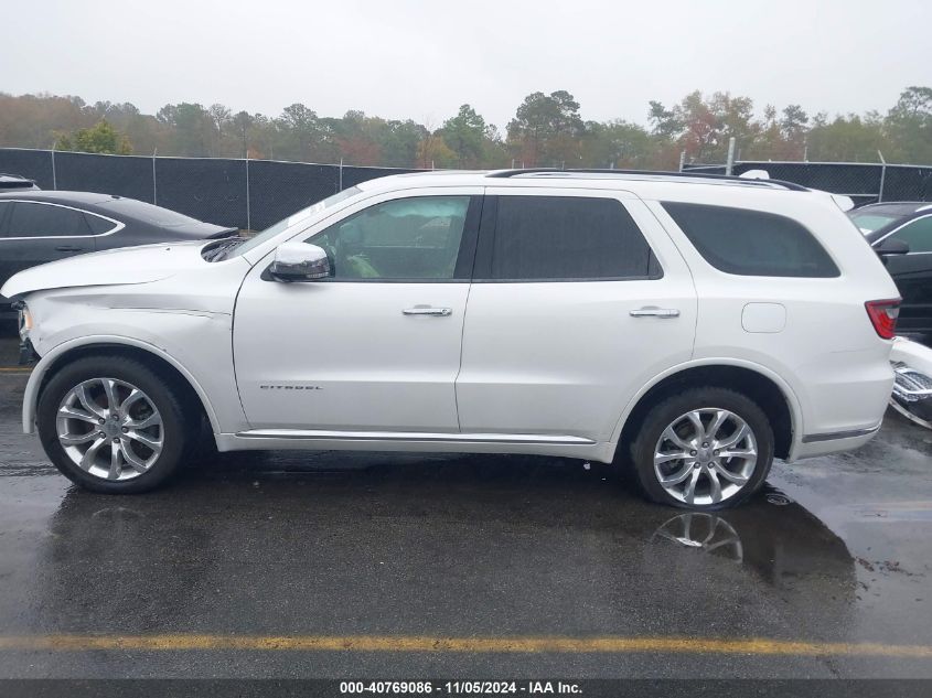 2017 Dodge Durango Citadel VIN: 1C4SDJET9HC681341 Lot: 40769086