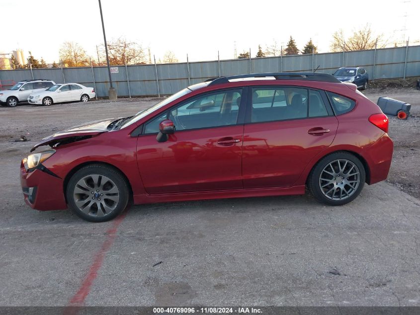 2015 Subaru Impreza 2.0I Sport Premium VIN: JF1GPAY61F8249190 Lot: 40769096