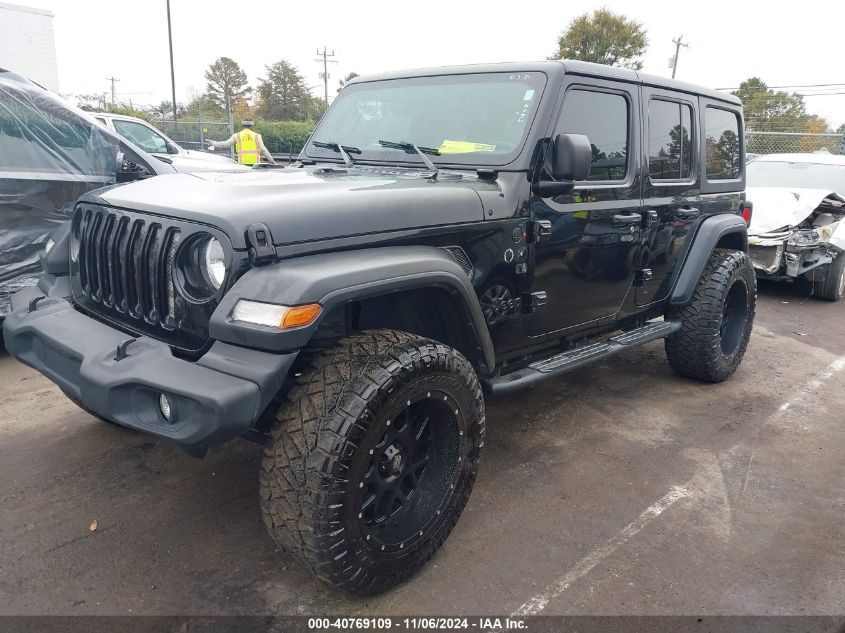 2021 Jeep Wrangler Unlimited Sport Altitude 4X4 VIN: 1C4HJXDG9MW518918 Lot: 40769109