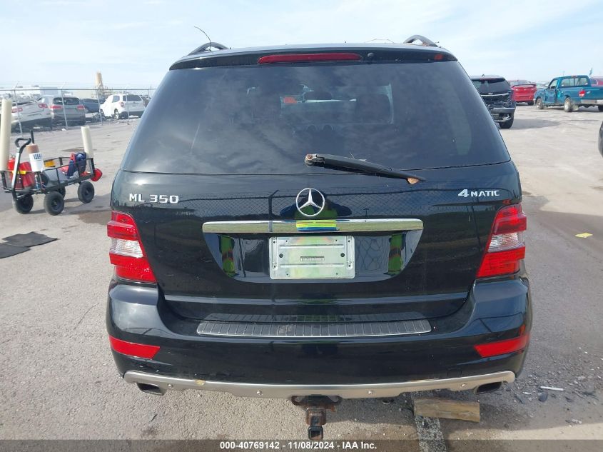 2010 Mercedes-Benz Ml 350 4Matic VIN: 4JGBB8GB9AA532136 Lot: 40769142