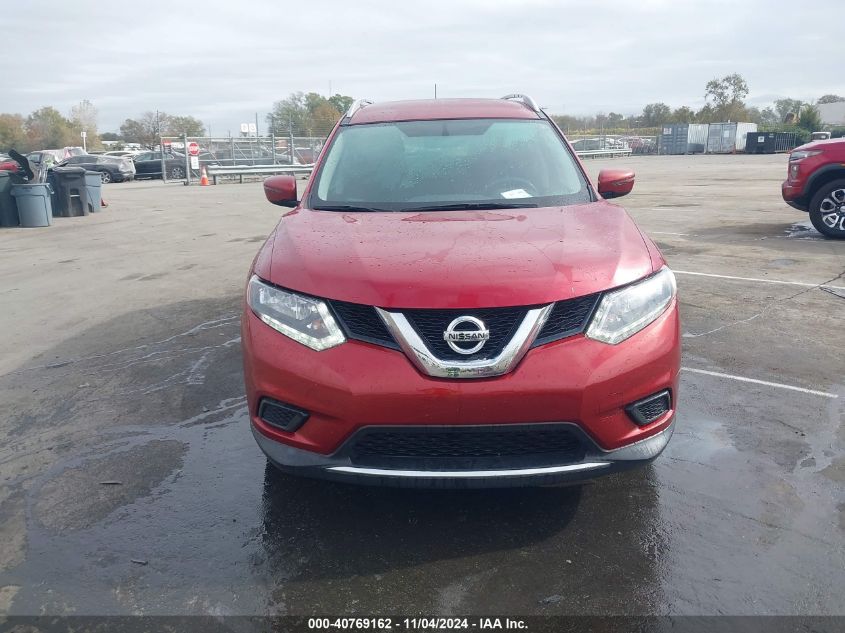 2016 Nissan Rogue Sv VIN: KNMAT2MT7GP610524 Lot: 40769162