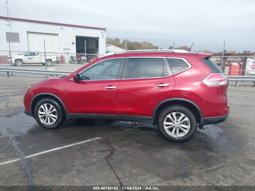 2016 Nissan Rogue Sv VIN: KNMAT2MT7GP610524 Lot: 40769162