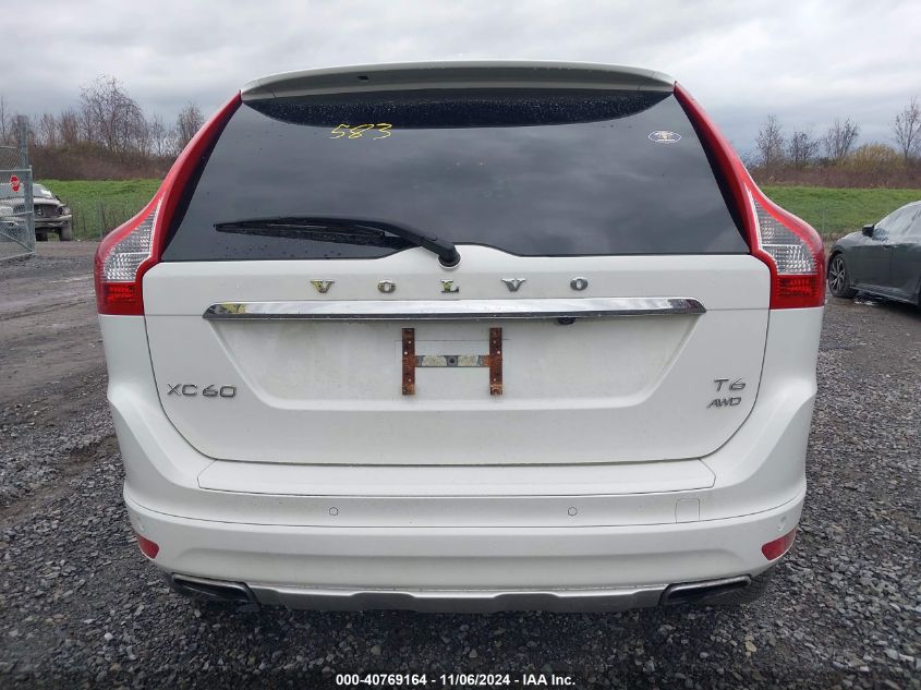 2014 Volvo Xc60 T6 R-Design Platinum VIN: YV4902DZXE2537981 Lot: 40769164