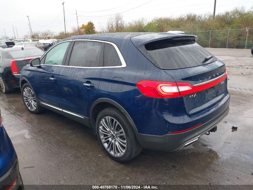 2018 Lincoln Mkx Reserve VIN: 2LMPJ8LR3JBL14584 Lot: 40769170