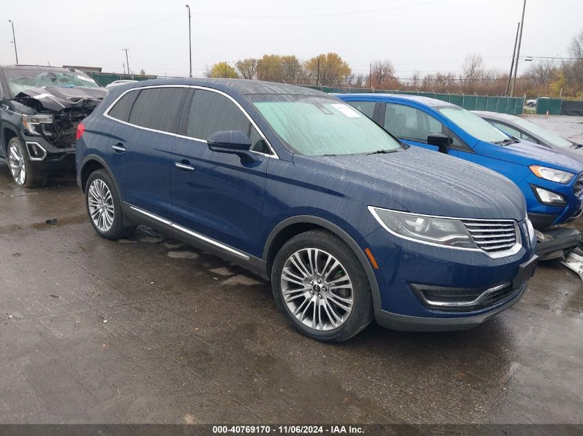 2018 Lincoln Mkx Reserve VIN: 2LMPJ8LR3JBL14584 Lot: 40769170