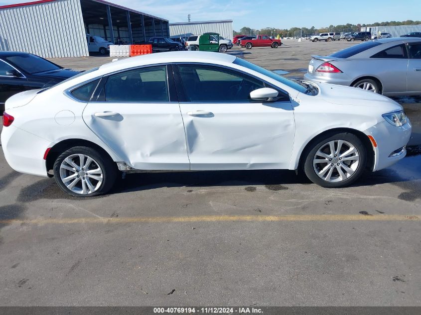 2016 Chrysler 200 Limited VIN: 1C3CCCAB0GN107265 Lot: 40769194