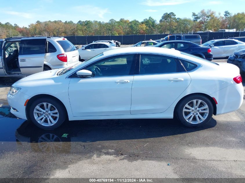 2016 Chrysler 200 Limited VIN: 1C3CCCAB0GN107265 Lot: 40769194