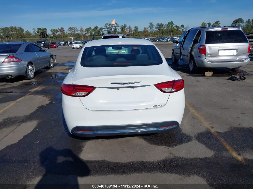 2016 Chrysler 200 Limited VIN: 1C3CCCAB0GN107265 Lot: 40769194