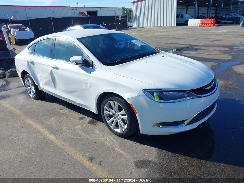 2016 Chrysler 200 Limited VIN: 1C3CCCAB0GN107265 Lot: 40769194