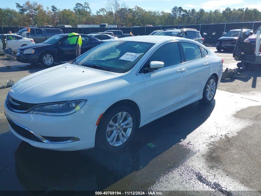 2016 Chrysler 200 Limited VIN: 1C3CCCAB0GN107265 Lot: 40769194