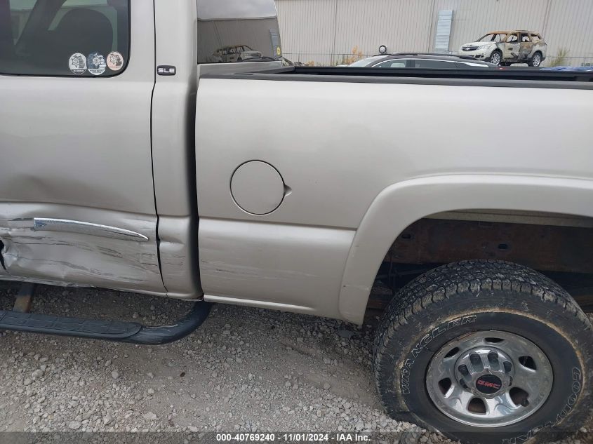 2006 GMC Sierra 2500Hd Sle1 VIN: 1GTHK29D06E180252 Lot: 40769240