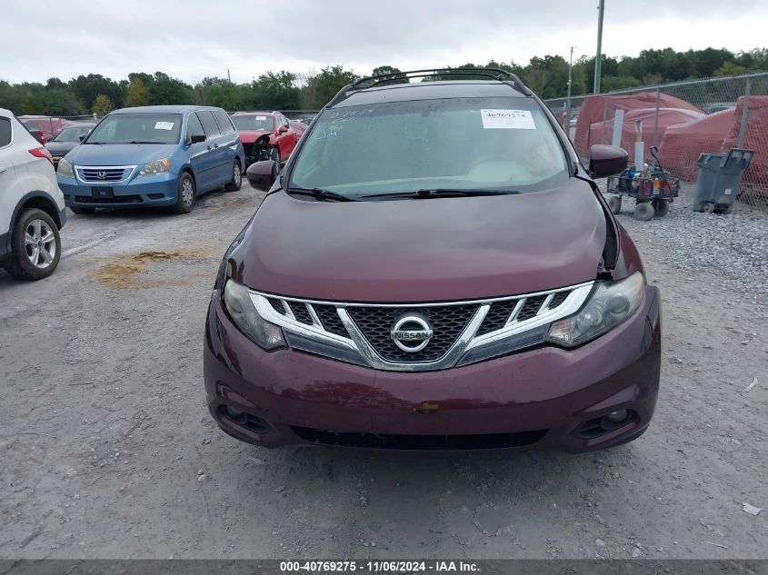 2014 Nissan Murano Sv VIN: JN8AZ1MU3EW414539 Lot: 40769275