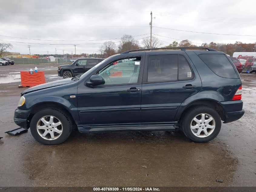 1999 Mercedes-Benz Ml 430 VIN: 4JGAB72E7XA109877 Lot: 40769309