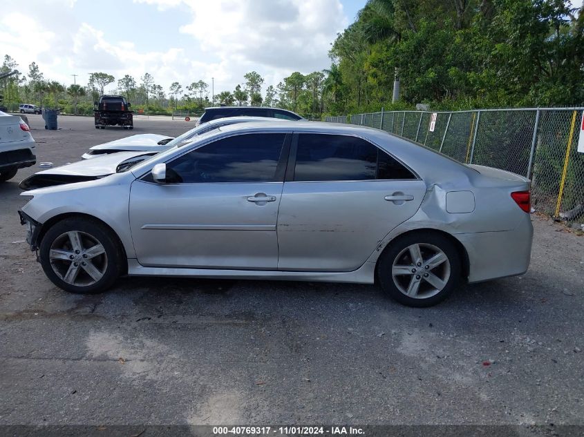 2013 Toyota Camry Se VIN: 4T1BF1FK7DU295274 Lot: 40769317