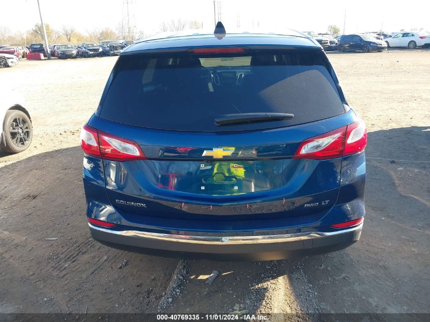 2020 Chevrolet Equinox Awd Lt 1.5L Turbo VIN: 2GNAXUEV6L6115197 Lot: 40769335