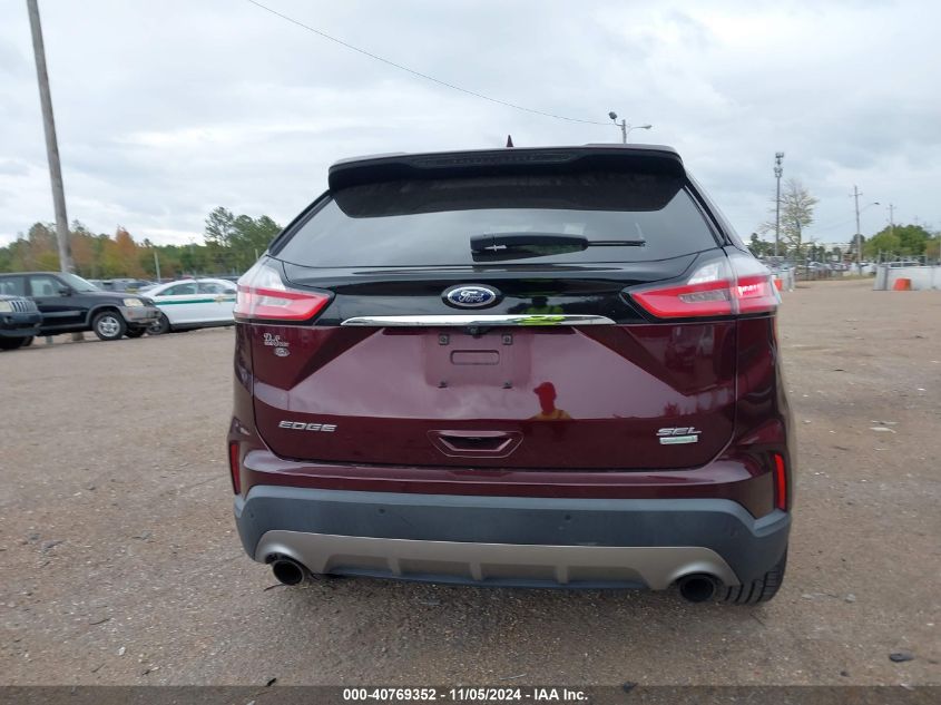 2019 Ford Edge Sel VIN: 2FMPK3J95KBB00230 Lot: 40769352