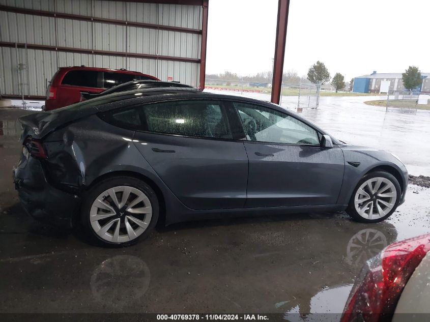 2023 Tesla Model 3 Rear-Wheel Drive VIN: 5YJ3E1EA3PF448122 Lot: 40769378