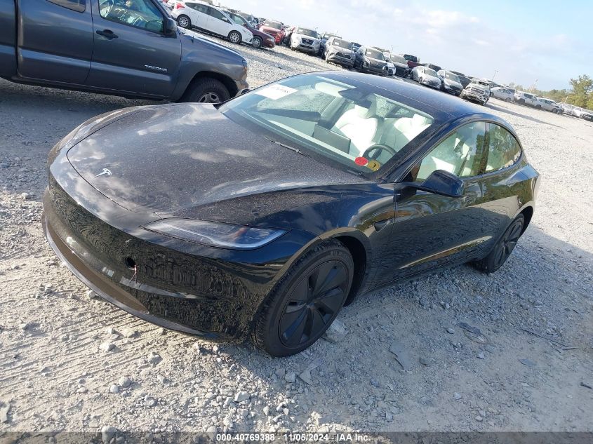 VIN 5YJ3E1EA0RF848822 2024 Tesla Model 3, Rear-Whee... no.2