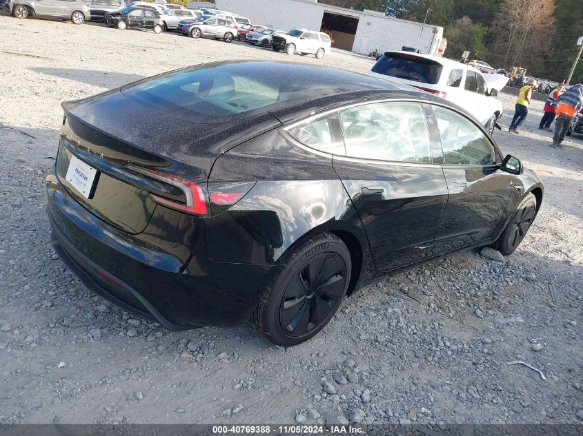 VIN 5YJ3E1EA0RF848822 2024 Tesla Model 3, Rear-Whee... no.4