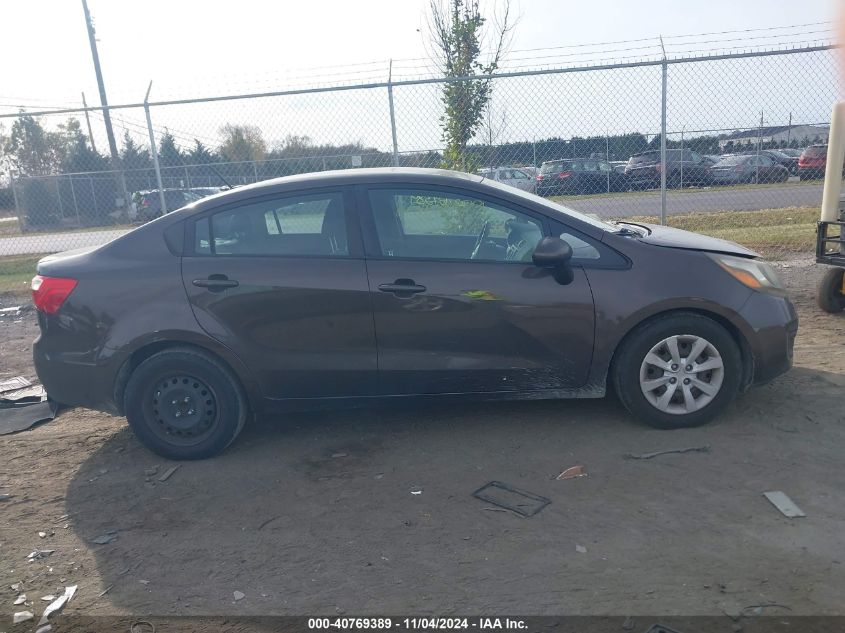 2012 Kia Rio Ex VIN: KNADN4A35C6058154 Lot: 40769389