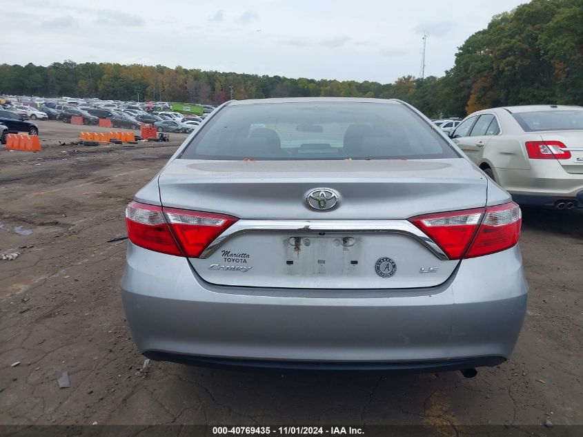 2016 Toyota Camry Le VIN: 4T1BF1FK4GU609161 Lot: 40769435