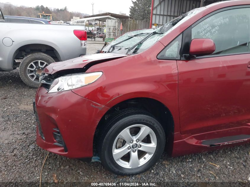 2019 Toyota Sienna Le 7 Passenger VIN: 5TDKZ3DC2KS012302 Lot: 40769436