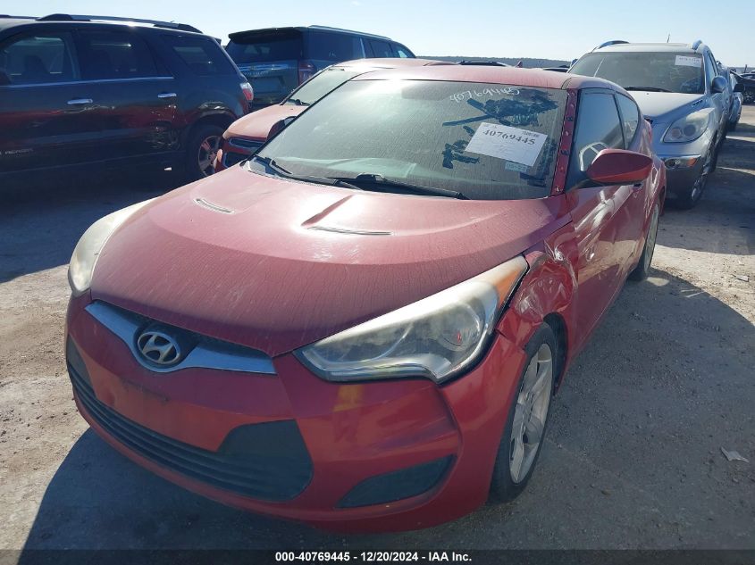 VIN KMHTC6AD3DU145407 2013 HYUNDAI VELOSTER no.2