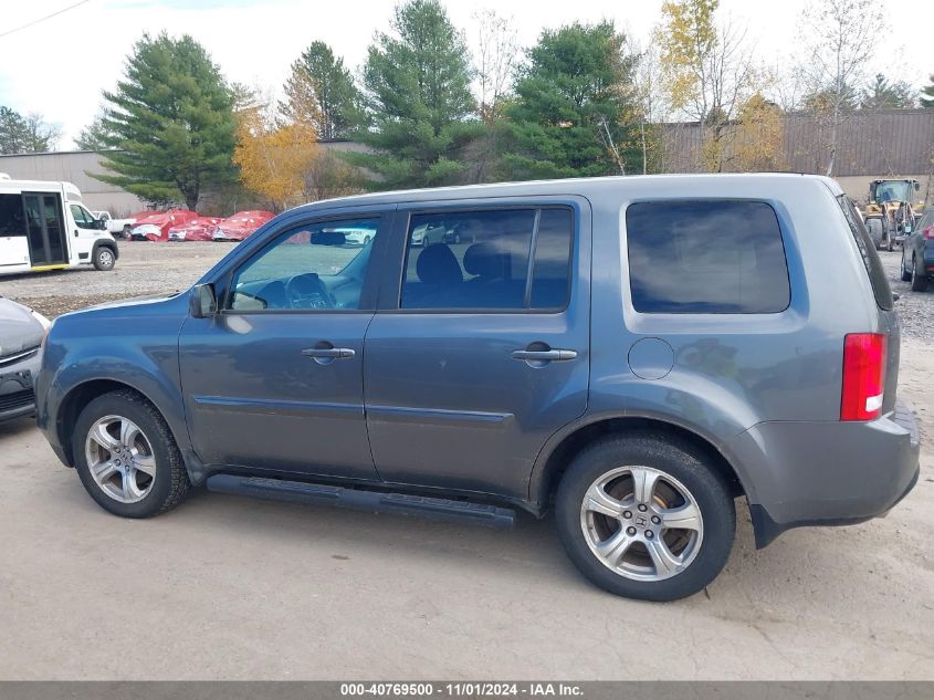 2012 Honda Pilot Ex-L VIN: 5FNYF4H51CB022653 Lot: 40769500