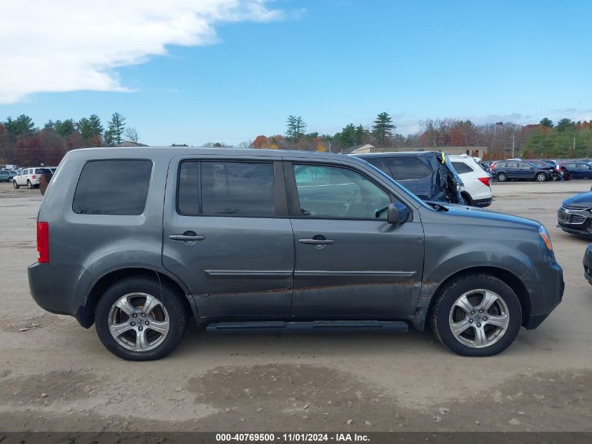 2012 Honda Pilot Ex-L VIN: 5FNYF4H51CB022653 Lot: 40769500