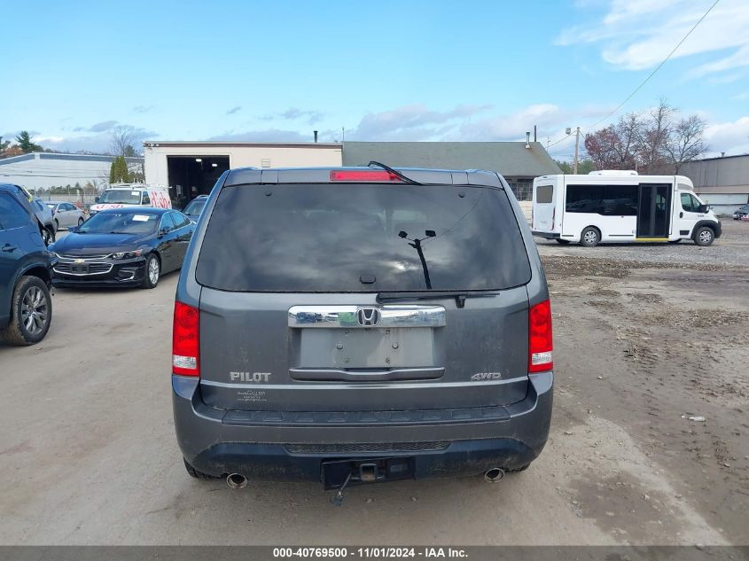 2012 Honda Pilot Ex-L VIN: 5FNYF4H51CB022653 Lot: 40769500